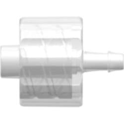 Male Luer Lock to Tube Connection 1,6mm (1/16"), Straight, PP (Polypropylene) - Animal Free, Natural