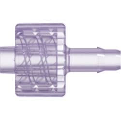 Male Luer Lock to Tube Connection 3,2mm (1/8"), Straight, PC (Polycarbonate) - Radiostable, Clear