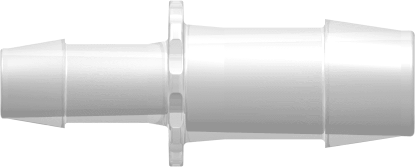 Gerades Reduzierstück, 600 Series Schlauchtülle 19,0mm (3/4") ID zu 600 Series Schlauchtülle 12,7mm (1/2") ID, PP (Polypropylene) - Tierfrei Natur