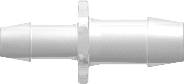 Gerades Reduzierstück, 600 Series Schlauchtülle 12,7mm (1/2") ID zu 600 Series Schlauchtülle 9,5mm (3/8") ID, PP (Polypropylene) - Tierfrei Natur