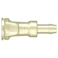 Female Thumb Latch - SDA Series to  12,7mm (1/2") Tube Connection, Straight, PSU (Polysulfone), Shut-Off