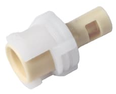 SMC Weibliche Schnellverschlusskupplung, offen, Barb für 1/16"(1,6mm) ID Schlauch, PP beige/weiß,bns (Bulk, unsteril)
