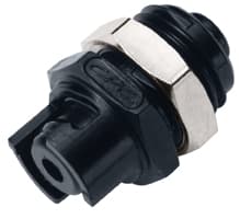 SMC Männliche Gehäusedurchführung, offen, Barb für 1/16"(1,6mm) ID Schlauch, Acetal schwarz, bns (Bulk, unsteril)