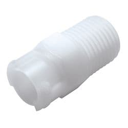 Female Quarter Turn - SMC Series to  1/8" Male NPT Thread , Straight, Acetal, Open-Flow