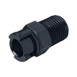 Female Quarter Turn - SMC Series to  1/8" Male NPT Thread , Straight, Acetal, Shut-Off