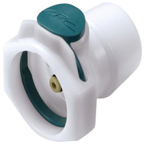 6-Tube Weibliche Schnellverschlusskupplung, offen, Barb für 1/16"(1,6mm) ID Schlauch, Acetal weiß, bns (Bulk, unsteril)