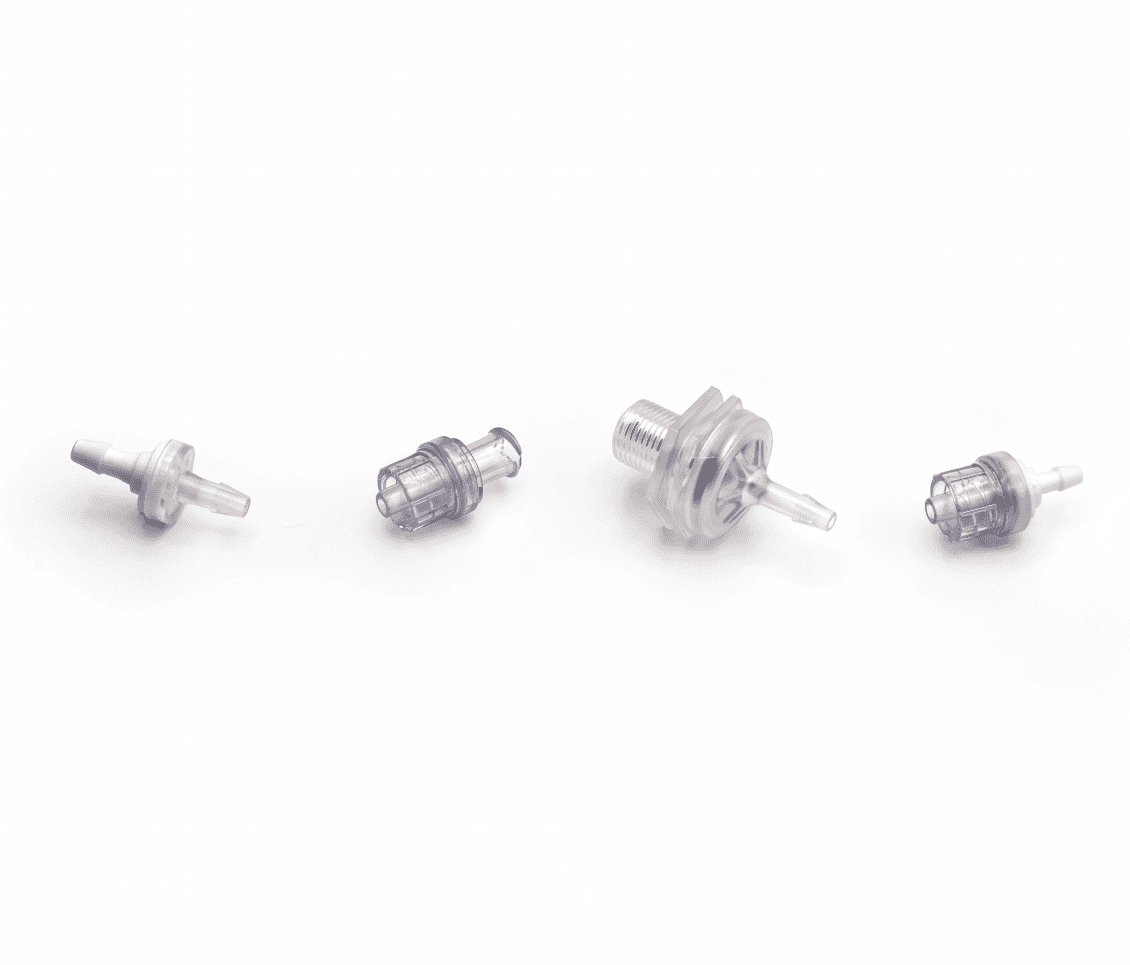 Mednet druckaktiviertes Ventil öffnet bei definiertem Öffnungsdruck für automatisiertes Fluid-Management