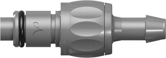 Mednet Side-Latch-Konnektor mit sicherer mechanischer Verriegelung für medizinische Schlauchsysteme