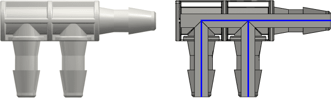 Three-Port F-Style Manifold