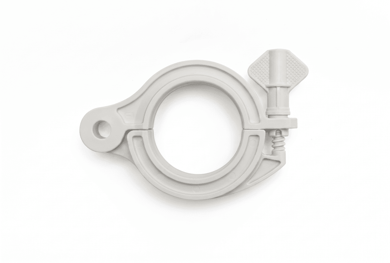 Mednet Tri Clamp Sanitärverbindung für Bioprozess-Sets – Edelstahl- und Single-Use-Polymer-Optionen