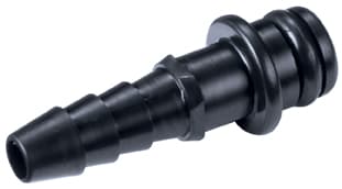 Straight, Quarter Turn - SMC Series Male to Tube Fitment 3,2mm (1/8") ID, Acetal White,