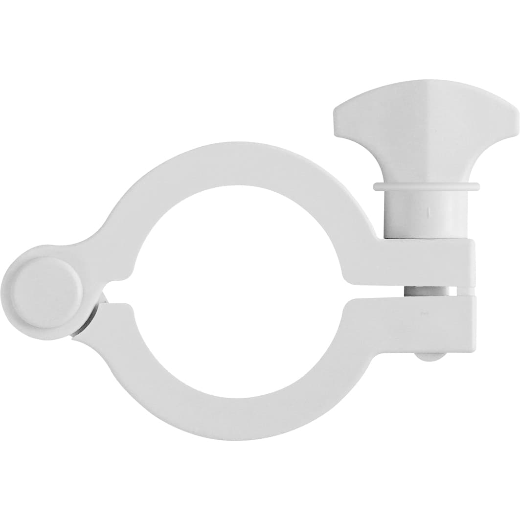 TC Klemme für Sanitäranschluss TC Maxi Flange 1.5", PA (Polyamide) - Glasgefüllt, Weiß