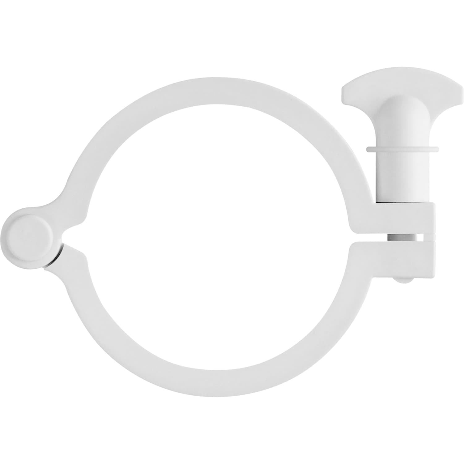 TC Klemme für Sanitäranschluss 76,2mm (3"), PA (Polyamide) - Glasgefüllt, Weiß