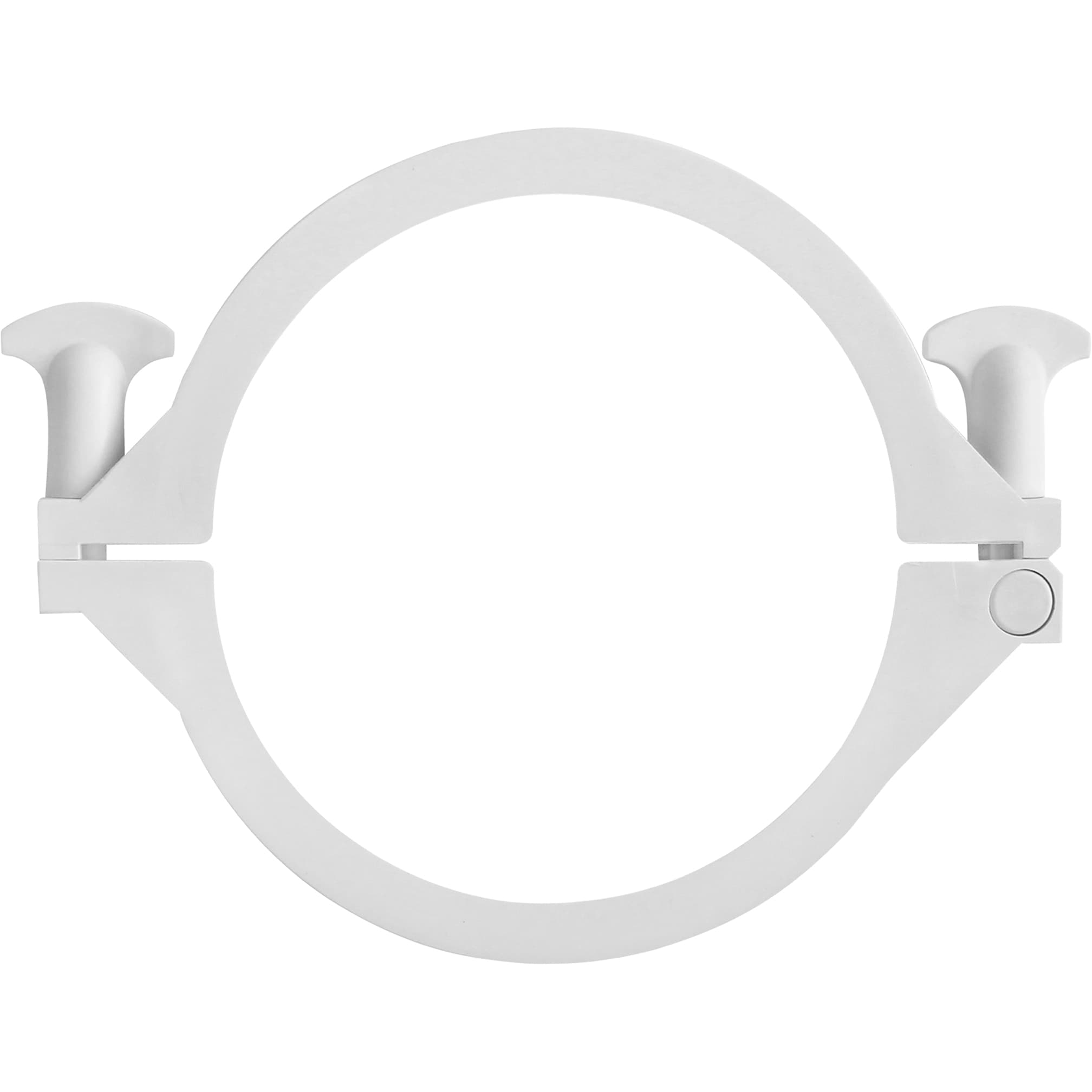 TC Klemme für Sanitäranschluss 152,4mm (6"), PA (Polyamide) - Glasgefüllt, Weiß