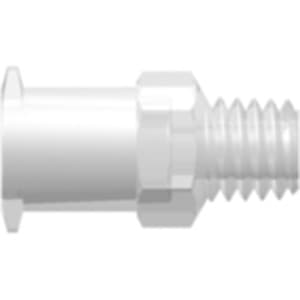 Gerade, Luer Weiblich - Ansatz zu Konisch Männlich 10-32, PP (Polypropylene) - Tierfrei Natur