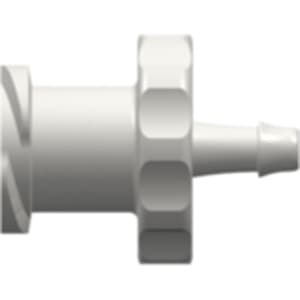 Gerade, Luer Weiblich - Gewinde zu 500 Series Schlauchtülle 1,6mm (1/16") ID, PA (Polyamide) Weiß