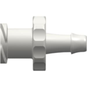 Gerade, Luer Weiblich - Gewinde zu 500 Series Schlauchtülle 3,2mm (1/8") ID, PA (Polyamide) Weiß