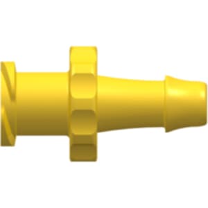 Gerade, Luer Weiblich - Gewinde zu 500 Series Schlauchtülle 4,0mm (5/32") ID, PA (Polyamide) Gelb