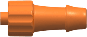 Gerade, Luer Männlich - Lock zu 500 Series Schlauchtülle 6,4mm (1/4") ID, PA (Polyamide) Orange