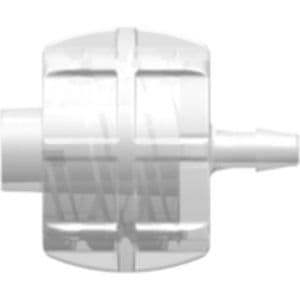 Male to Tube Connection 1,6mm (1/16"), PP (Polypropylene) - Animal Free, Natural