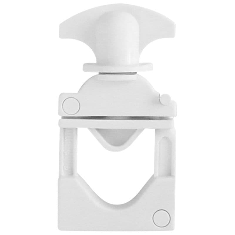 for tube size 12,7 mm (1/2"), PA (Polyamide) - Glass Filled, White,