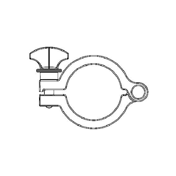 for Flange sizes2", PA (Polyamide) - Glass Filled, White