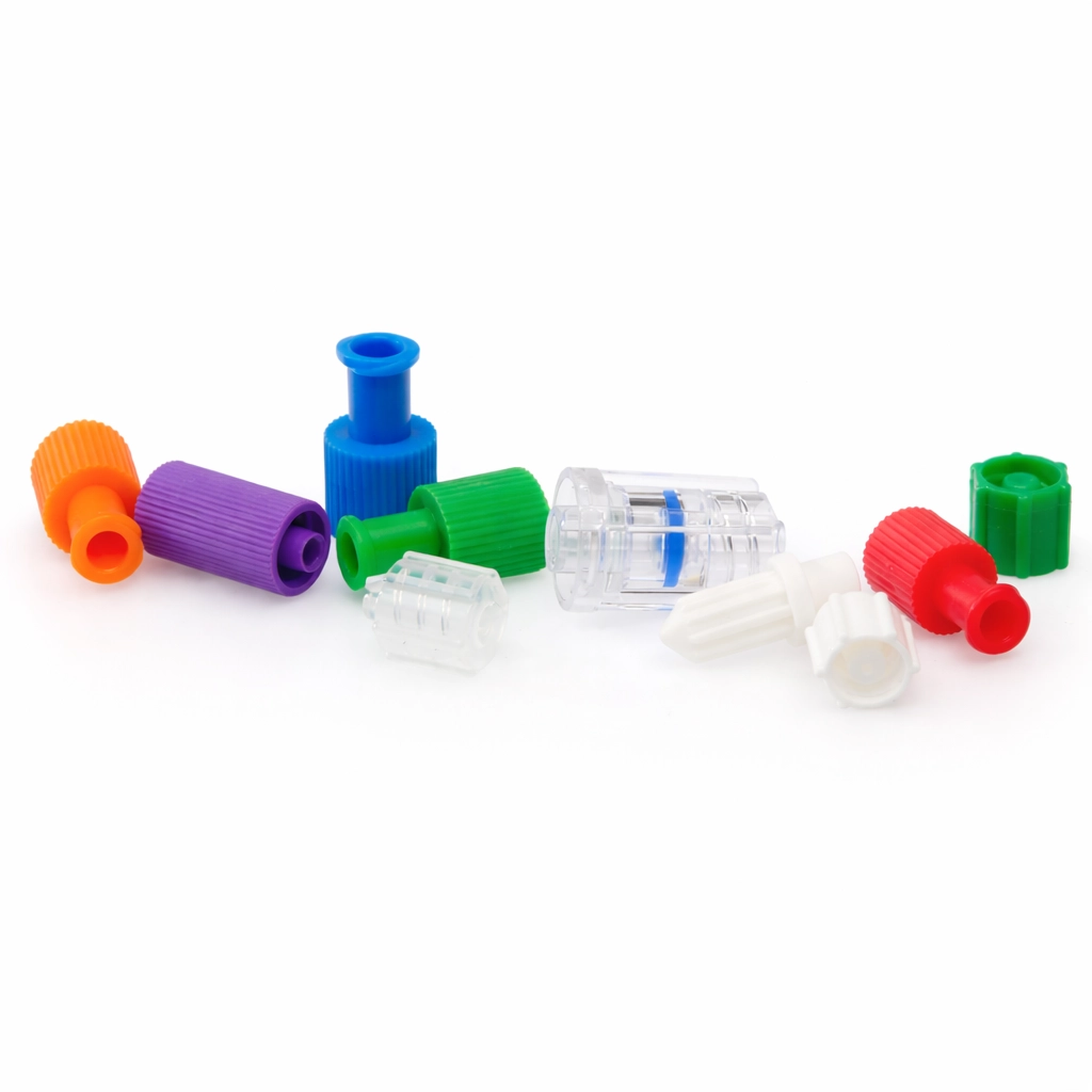 Mednet medical caps and plugs for ISO 80369-7 luer fittings — male, female, vented and threaded versions