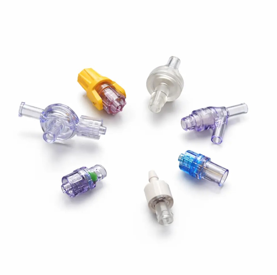 Mednet medical valves — luer-activated, needle-free swabable, check, pressure-activated and Tuohy Borst