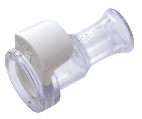 Female, Thumb Latch - MPC, PC (Polycarbonate), Purple Tint, Plastic Latch